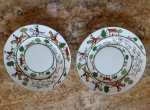 Wedgwood Coalport China Hunting Scenes Pair 8' Plates