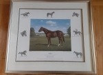 Richard Stone Reeves Signed & Numbered Lithograph, Alydar, Racehorse, Stallion