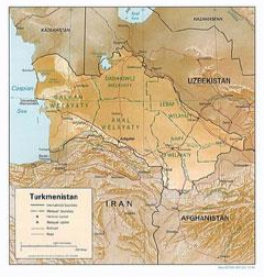 Akhal-Teke Horse Breed Map of Area