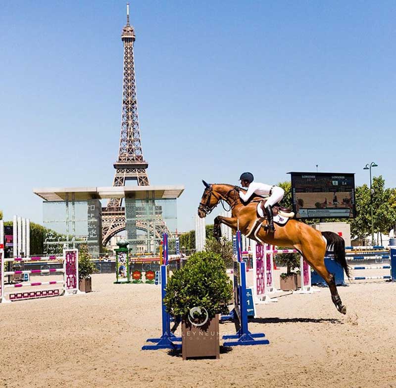 Jessica Springsteen showjumping  (Photo: Ashley Neuhof)