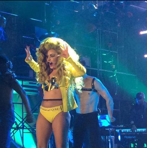 Lady Gaga at the Roseland Ballroom in New York City (photo courtesy of EIE Editorial team)