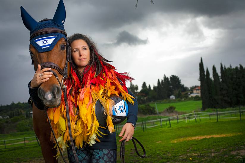 'She's a bit feisty, and I'm a bit feisty,' said Danielle Goldstein about the similarities between herself and her horse, Lizziemary. (Photo: Courtesy Eric Sultan)