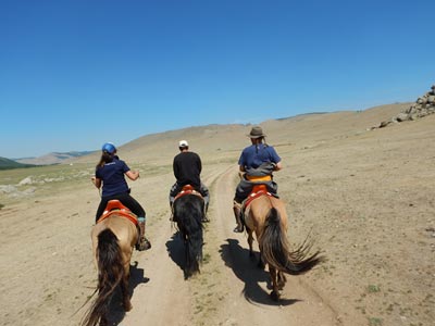 The  author, Jenna Arnett riding one of her 268 kilometres ( a record!) in the 