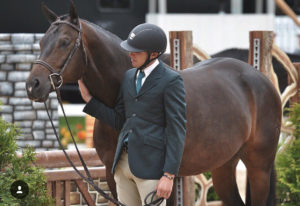 Geoffrey sporting his Samshield helmet & Charles Ancona show jacket. Photo Courtesy of Geoffrey Hesslink.