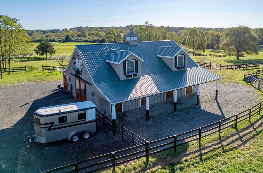 (photo courtesy of Horizon Structures)  Working with an experienced modular construction company offers many custom roof options.