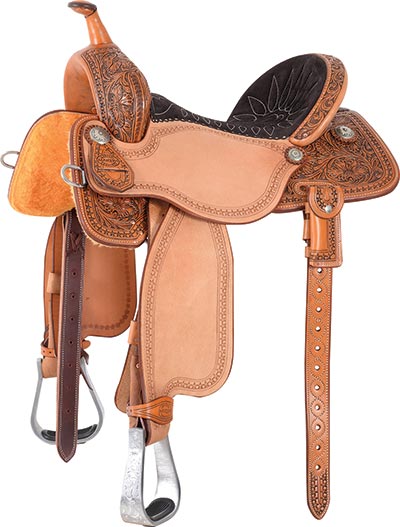 Martin BTR Barrel Racer – The Martin Saddlery BTR Barrel Racing saddle is a popular seller.