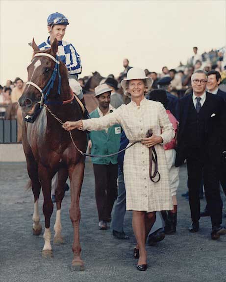 Penny Chenery with Secretariat (photo courtesy of Secretariat.com)