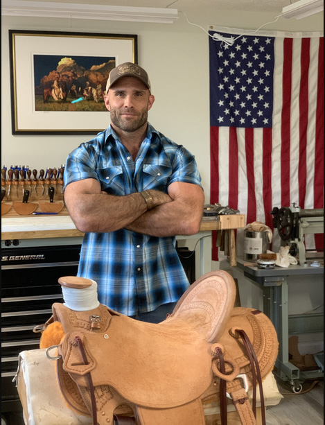 Ben Geisler of Aspen Saddlery (Photo courtesy of Shop Talk Magazine)