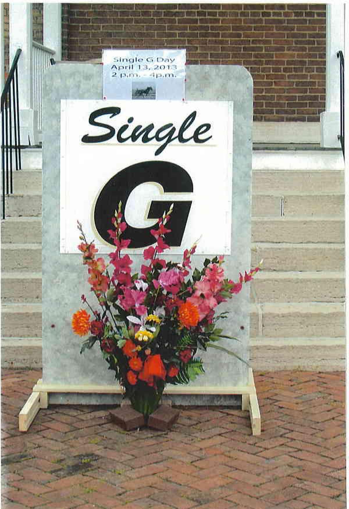 Single G Day photo courtesy of Mary Jo Slonaker