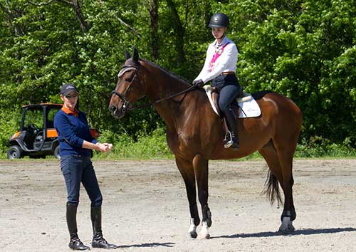 Anne Kursinski training (photo courtesy of Anne Kursinski)